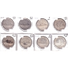 Image 1 : Silver $1 2x 1935, 2x 1936, 2x 1937 & 2x 1939 in 2x 4-Pocket Sheets Circ to AU-UNC. 8pcs