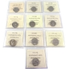 Image 2 : 5-cent 2000-2007 ICCS MS65. 10pcs