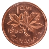 Image 2 : 1-cent 1965 LB P5 Type 4 ICCS MS65 Red