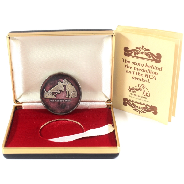 Scarce! 1977 RCA "His Master's Voice" 25 Years of TV Broadcasting in Canada Commemorative Coin