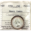 Image 1 : 25-cent 1956 ICCS PL65 Heavy Cameo
