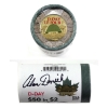 Image 1 : $2 2019 Coloured D-Day Special Wrapped Original Roll of 25pcs Signed by Artist