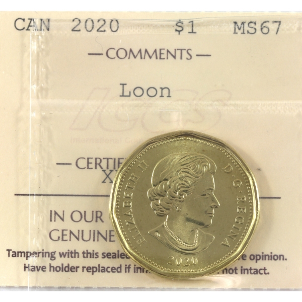 Loon $1 2020 ICCS MS67