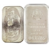 Image 1 : 2x 1oz Assorted Refiners Vintage .999 Silver Art Bars. 2pcs. (Tax Exempt)