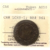 Image 1 : BR-961, CH-LC-48-1 1812 Tiffin Token ICCS AU50