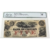 Image 1 : 125-10-02-06 1859 $5 Bank of Clifton Legacy VF30 Hulburd-Lusk Partially Engraved Date, No O/P