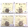 Image 1 : 10-cent 1980, 1986, 1988 & 1989 ICCS MS66. 4pcs.