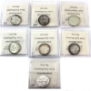 Image 2 : 25-cent 1953 Large Date, 1954, 1955, 1956, 1957, 1958 & 1959 ICCS MS64. 7pcs. 