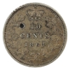 Image 1 : New Brunswick 10-cent 1864 EF-AU 