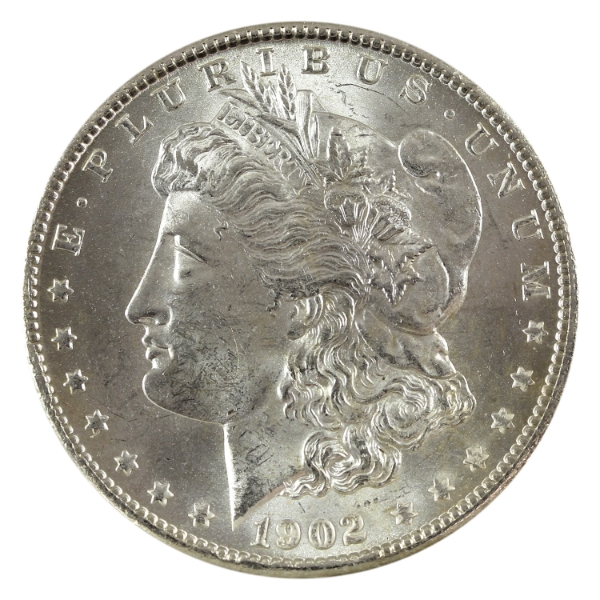 USA Silver 1902O Morgan Dollar Choice BU