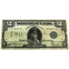 Image 1 : DC-26d 1923 $2 VG-F McCavour-Saunders, Green Seal 1 SN: G-642224 Check Letter B