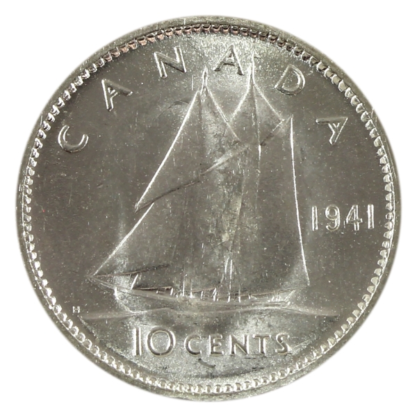 10-cent 1941 Choice BU