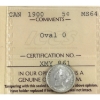 Image 1 : 5-cent 1900 Oval 0 ICCS MS64