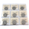 Image 2 : 50-cent 2005P, 2006P, 2007, 2008, 2009, 2010, 2012, 2013 & 2014 ICCS MS65. 9pcs