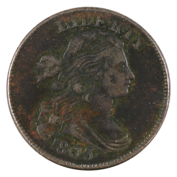 USA 1803 Draped Bust Cent Small Date; Small Fraction EF-AU