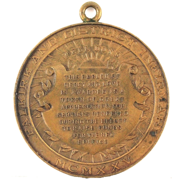 Scotland-Falkirk and District Infirmary 1925 Hospital Medal