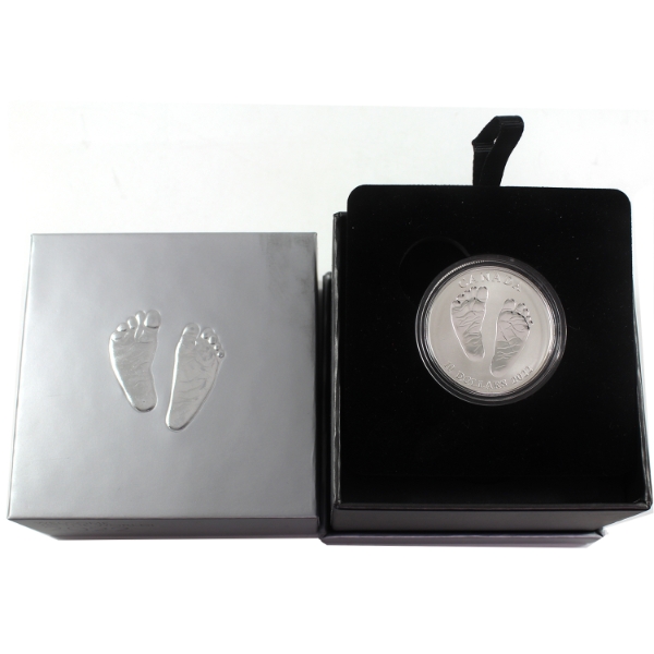 2022 $10 Welcome to the World Baby Feet 1/2oz .9999 Fine Silver (Tax Exempt)