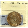 Image 1 : 50-cent 1962 ICCS & PCGS MS65