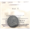 Image 1 : 5-cent 1926 Far 6 ICCS EF40