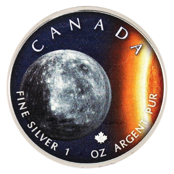 1oz 2022 $5 SML Coloured Our Solar System #2 Mercury .9999 Fine Silver Coin (Tax Exempt)