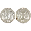 Image 2 : 100g (3.21oz) & 2oz, 5.21oz Lot Total! Scottsdale Mint .999 Fine Silver Stacker Rounds. 2pcs 