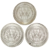 Image 2 : 3x 1oz Silver Shield 2014-2017 .999 Fine Silver Rounds. 3pcs. (Tax Exempt)