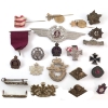 Image 1 : Group lot of Misc. Military Pins, Badges and Other Items. 22pcs.