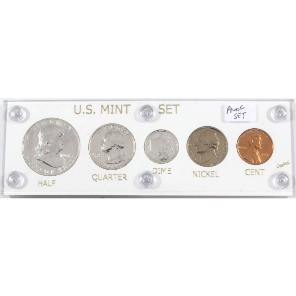 USA 1961 Proof Like Set in Holder 