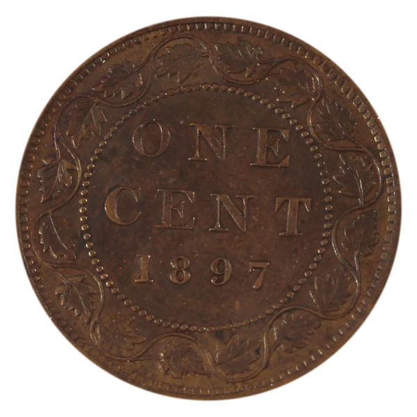 1-cent 1897 BU RD & BN