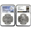 Image 1 : 2x 1oz World 2022 & 2026 .999 Fine Silver Rounds NGC MS70. 2pcs. (Tax Exempt)