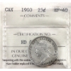Image 1 : 25-cent 1900 ICCS EF40