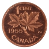Image 2 : 1-cent 1955 SF ICCS PL65 Red UHC