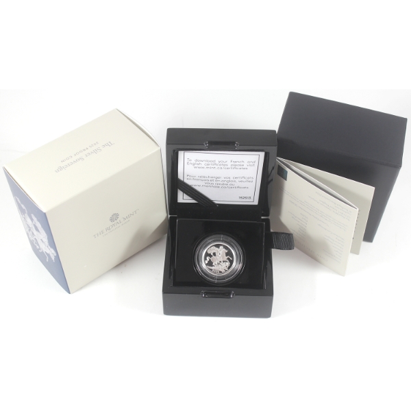 Great Britain Silver 2025 Sovereign 7.988g .999 Fine Silver Coin (Tax Exempt)