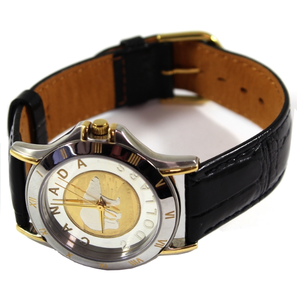 RCM 'Mintwatch' Men's Wristwatch Featuring a Canadian Silver Toonie $2 in the Watch Face