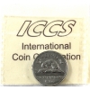 Image 2 : 5-cent 1964 Extra Waterline ICCS AU50