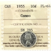 Image 8 : 1955 Proof Like Set ICCS PL64 to PL65 in 6-Pocket Sheet. 6pcs.