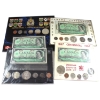 Image 1 : Group Lot of 4x Assorted 1867-1967 Centennial Commemorative Coin and $1 Bank Note Sets. 4 sets