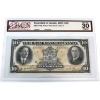 Image 1 : 630-14-08 1927 $10 Royal Bank BCS VF30 Original Wilson-Holt SN: 1295933 Check Letter C
