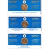 Image 2 : 1984 Commemorative Pope John Paul II's Visit to Canada 15 Medallion Set in Brown Binder