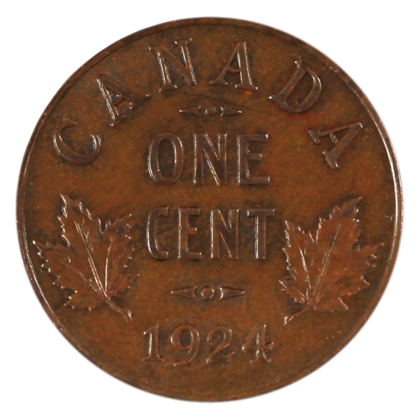 1-cent 1924 BU Lustrous Brown