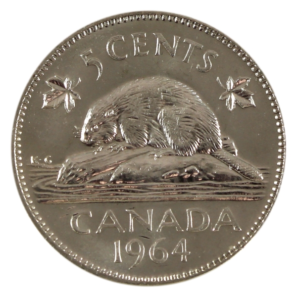 5-cent 1964 EWL BU