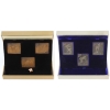 Image 1 :  1976 Montreal Olympic Limited Edition Stamp Replica .999 Silver & Bronze 3-Piece Sets. 2pcs.