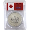 2018 $5 1oz 30th Anniversary of the Silver Maple Leaf Modified Reverse Proof PCGS PR69 First Strike