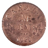 Image 3 : 1-cent 1924 ICCS MS63 Red. Attractive Semi Key Date Issue. Nice full strike details