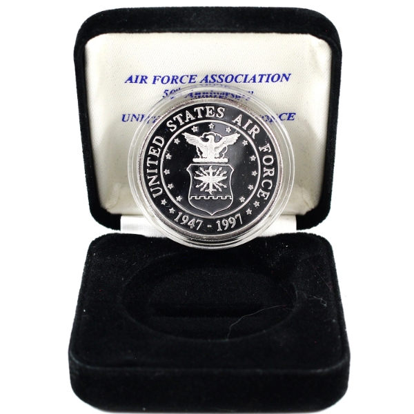 1946-1996/1947-1997 1oz 50th Anniversary of Air Force Association & United States Airforce Silver