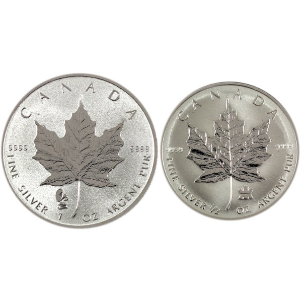 1.5oz Lot Total! 1/2oz 2004 $4 RCM Privy & 1oz 2019 $5 Edison Phonograph Privy .9999 Fine Silver 