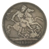 Image 1 : Great Britain 1890 Crown VF (nick)