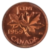 Image 2 : 1-cent 1959 ICCS PL65 Red; UHC