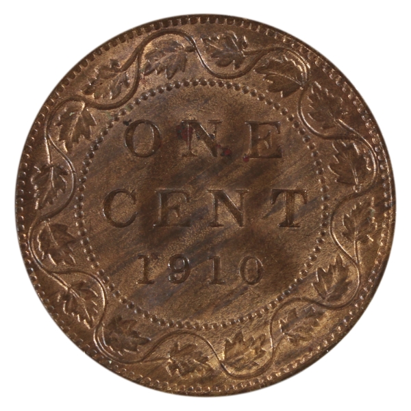 1-cent 1910 Choice BU Red & Brown