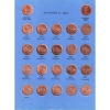 Image 3 : 1-cent 1920-1972 Collection in Whitman Album. 58pcs. 